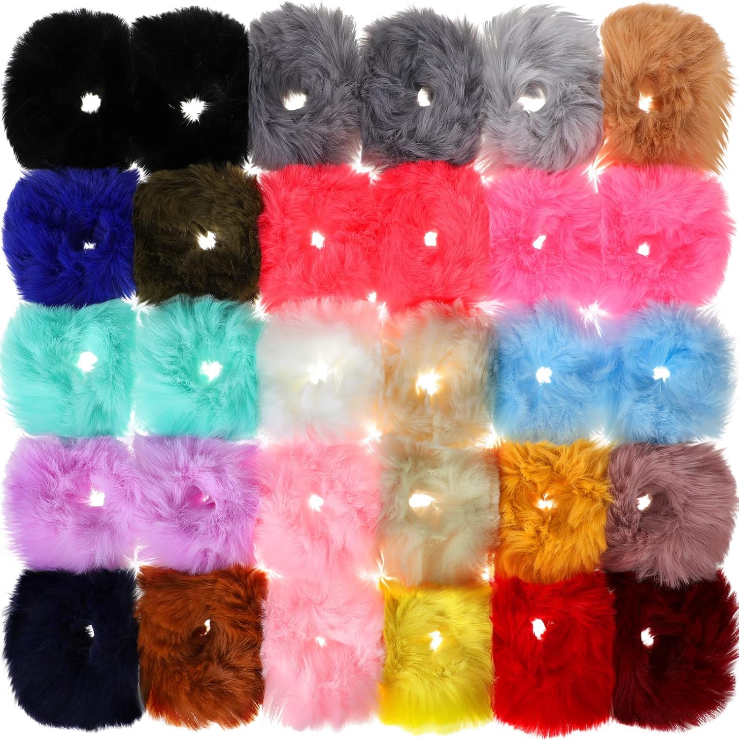 Furry Scrunchies