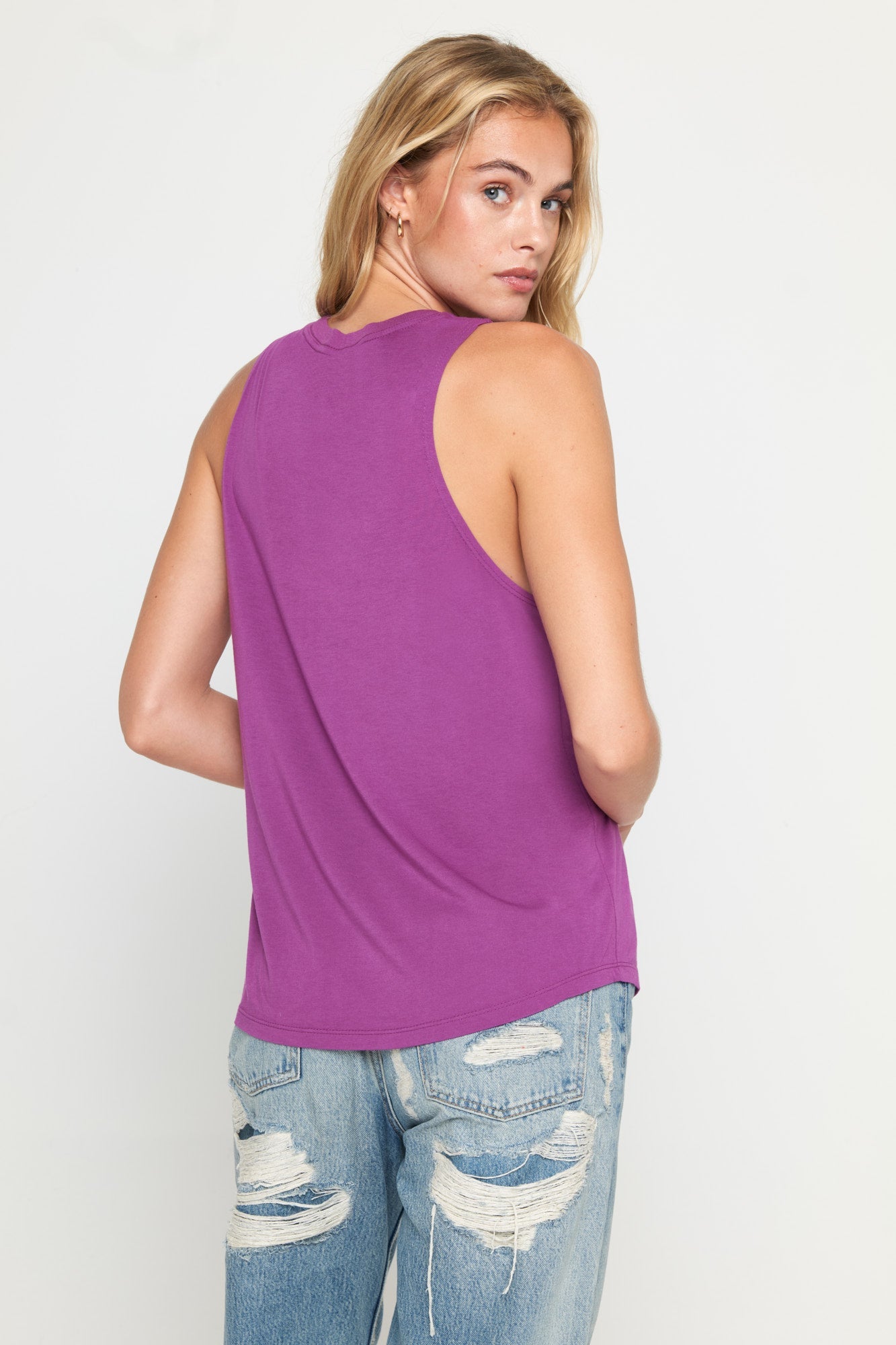 Spiritual Gangster Wild Moon Jade Muscle Tank