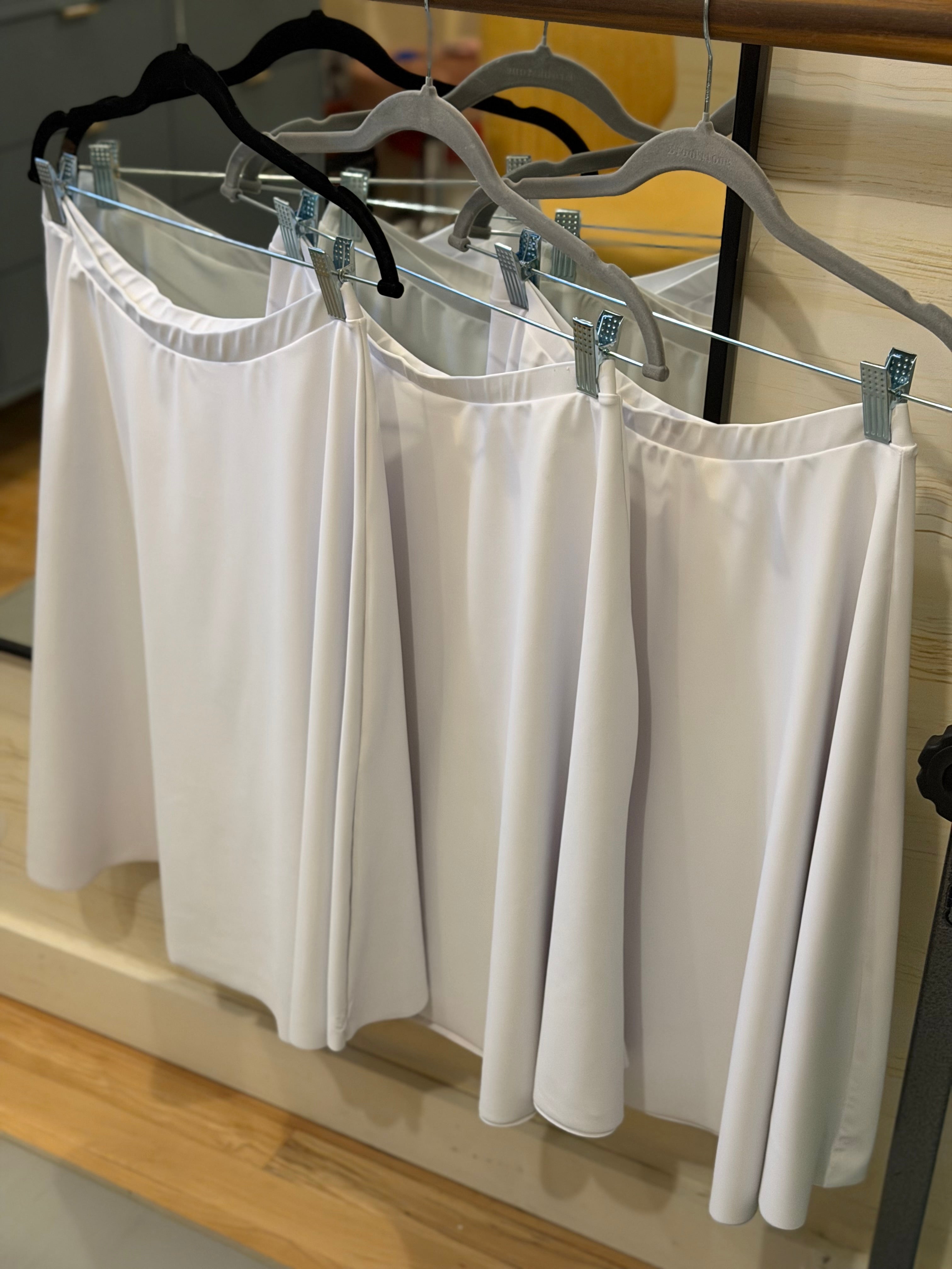 Mariia White "Les Pat" Skirt
