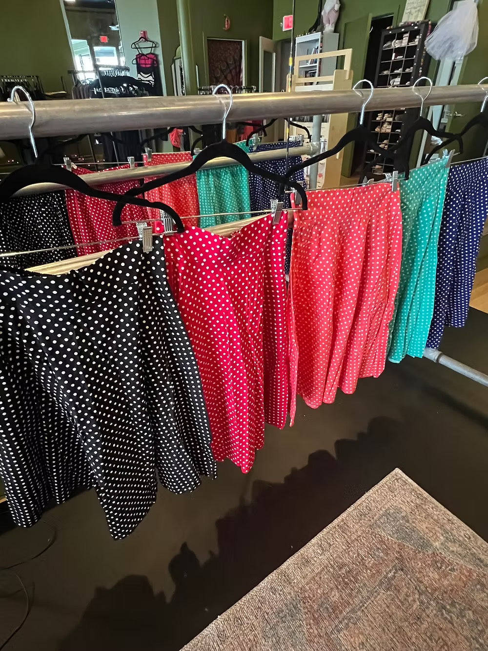Sara 1950's Polka Dot Swing Skirt