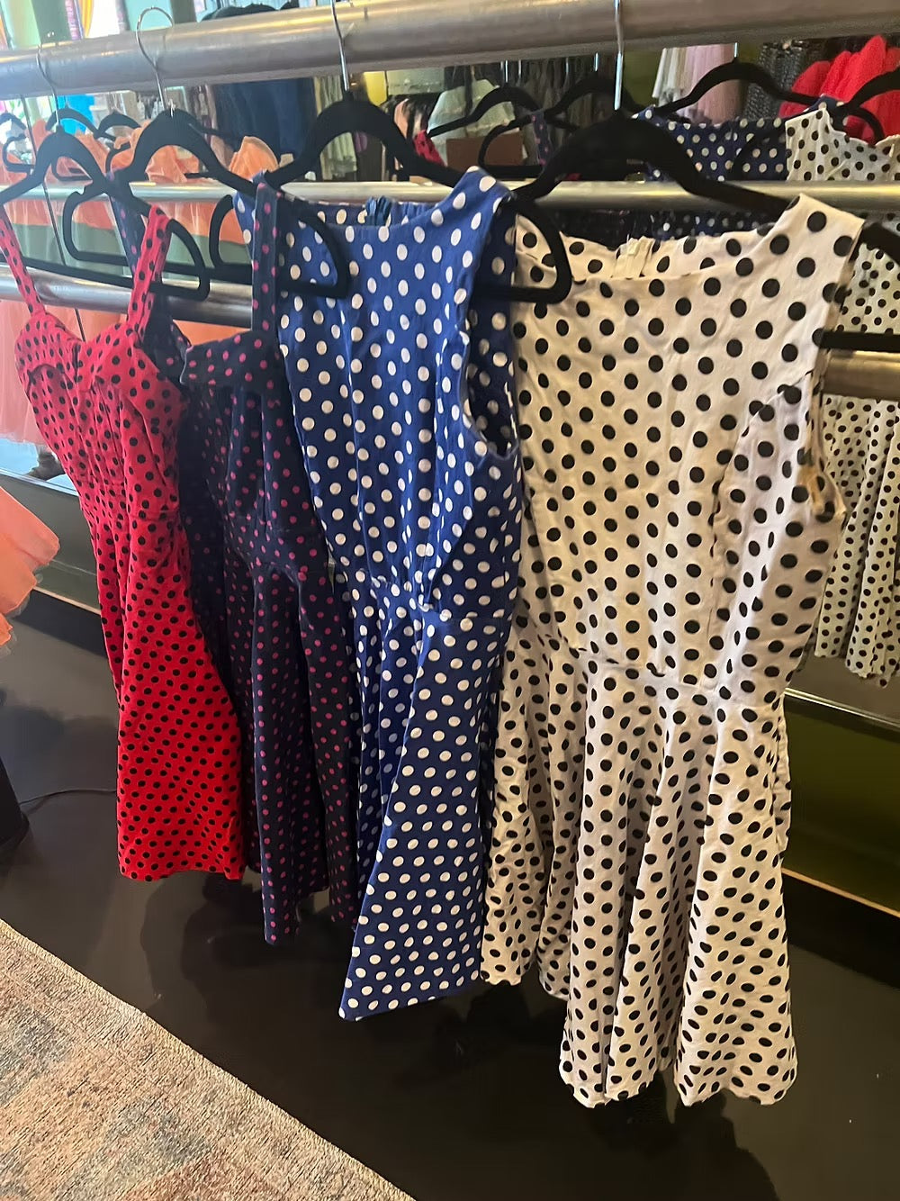 Heroecol 1950's Polka Dot Dress