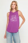 Spiritual Gangster Wild Moon Jade Muscle Tank